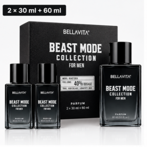 Bellavita Beast Mode Collection Perfume for Men – Gift Set | Long-Lasting Parfum
